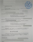 Déclaration notariée de souscription et de versement - expédition du notaire