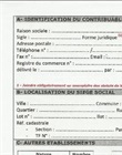 Déclaration fiscale d'existence (société)