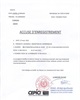 01 - Accusé d'enregistrement au régistre de commerce